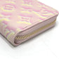 LOUIS VUITTON M81299 Monogram Empreinte Zippy Wallet, Long Wallet, Monogram Empreinte Leather, Women's, Light Pink