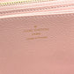 LOUIS VUITTON M81299 Monogram Empreinte Zippy Wallet, Long Wallet, Monogram Empreinte Leather, Women's, Light Pink