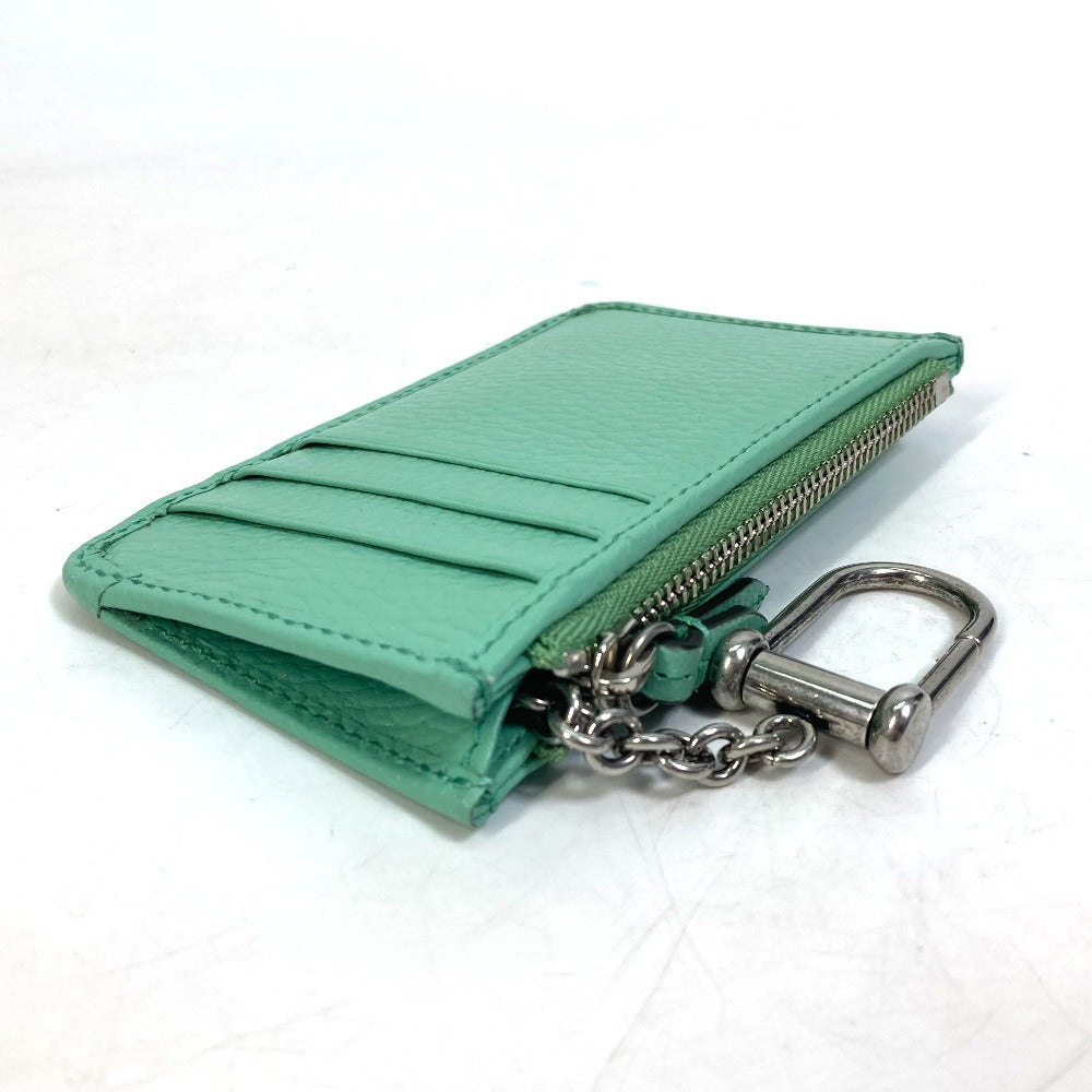 GUCCI 701070 GG Marmont Leather Card Case and Coin Case, Women's, Green