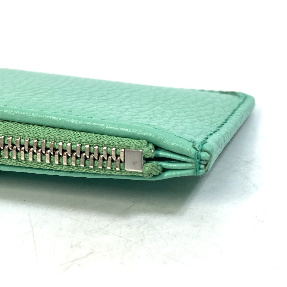 GUCCI 701070 GG Marmont Leather Card Case and Coin Case, Women's, Green
