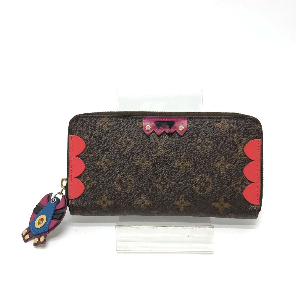 LOUIS VUITTON M61364 Monogram Zippy Wallet Totem Long Wallet in Monogram Canvas for Women
