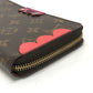 LOUIS VUITTON M61364 Monogram Zippy Wallet Totem Long Wallet in Monogram Canvas for Women