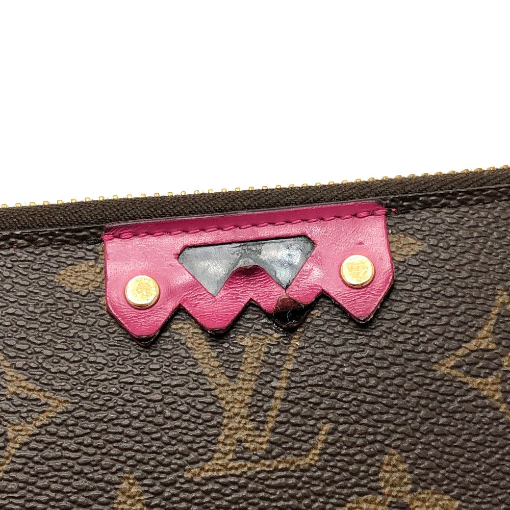 LOUIS VUITTON M61364 Monogram Zippy Wallet Totem Long Wallet in Monogram Canvas for Women