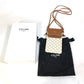 CELINE 10G332CQD Triomphe Phone Case, Mobile Pouch, Shoulder Bag, Smartphone Case, PVC/Nylon, Women's, Beige