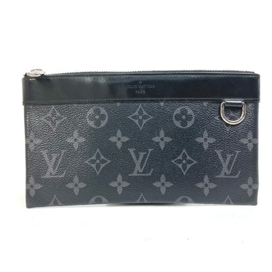 LOUIS VUITTON M44323 モノグラムエクリプス ポシェット ディスカバリーPM スマートフォンケース ポーチ モノグラムエクリプスキャンバス メンズ ブラック