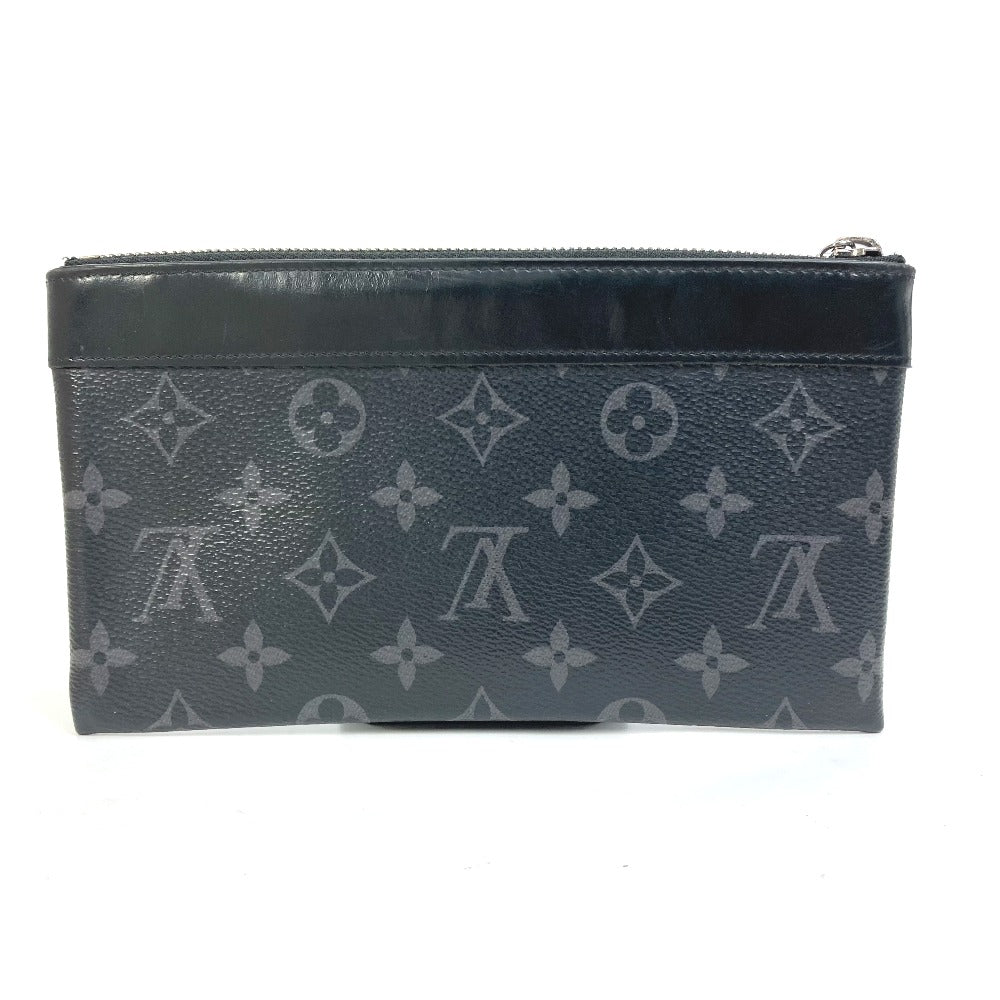 LOUIS VUITTON M44323 Monogram Eclipse Pochette Discovery PM Smartphone Case Pouch Monogram Eclipse Canvas Men's Black