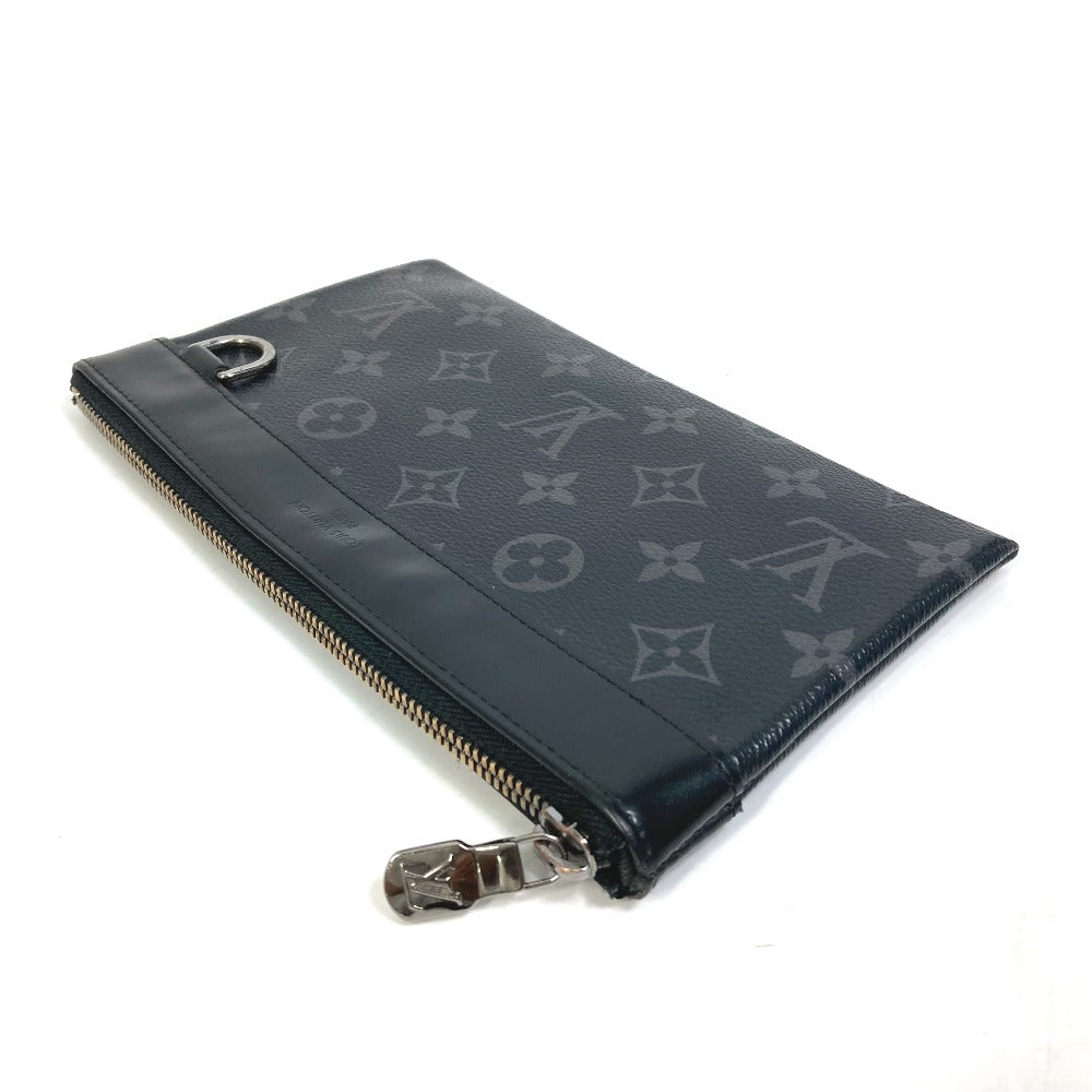 LOUIS VUITTON M44323 Monogram Eclipse Pochette Discovery PM Smartphone Case Pouch Monogram Eclipse Canvas Men's Black