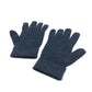 LOUIS VUITTON M70008 Damier Graphite Damier Gon Petit Knit Wool Gloves for Men, Gray