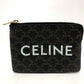 CELINE 10C662CA2 Triomphe Coin Purse, PVC/Leather, Unisex, Brown