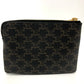 CELINE 10C662CA2 Triomphe Coin Purse, PVC/Leather, Unisex, Brown