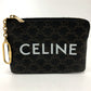 CELINE 10C662CA2 Triomphe Coin Purse, PVC/Leather, Unisex, Brown