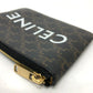 CELINE 10C662CA2 Triomphe Coin Purse, PVC/Leather, Unisex, Brown