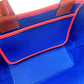 HERMES Steeple 25 Tote Bag Shoulder Bag Handbag Toile H Women's Blue