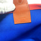 HERMES Steeple 25 Tote Bag Shoulder Bag Handbag Toile H Women's Blue
