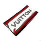LOUIS VUITTON Logo Scarf Wool Men's Red