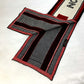 LOUIS VUITTON Logo Scarf Wool Men's Red