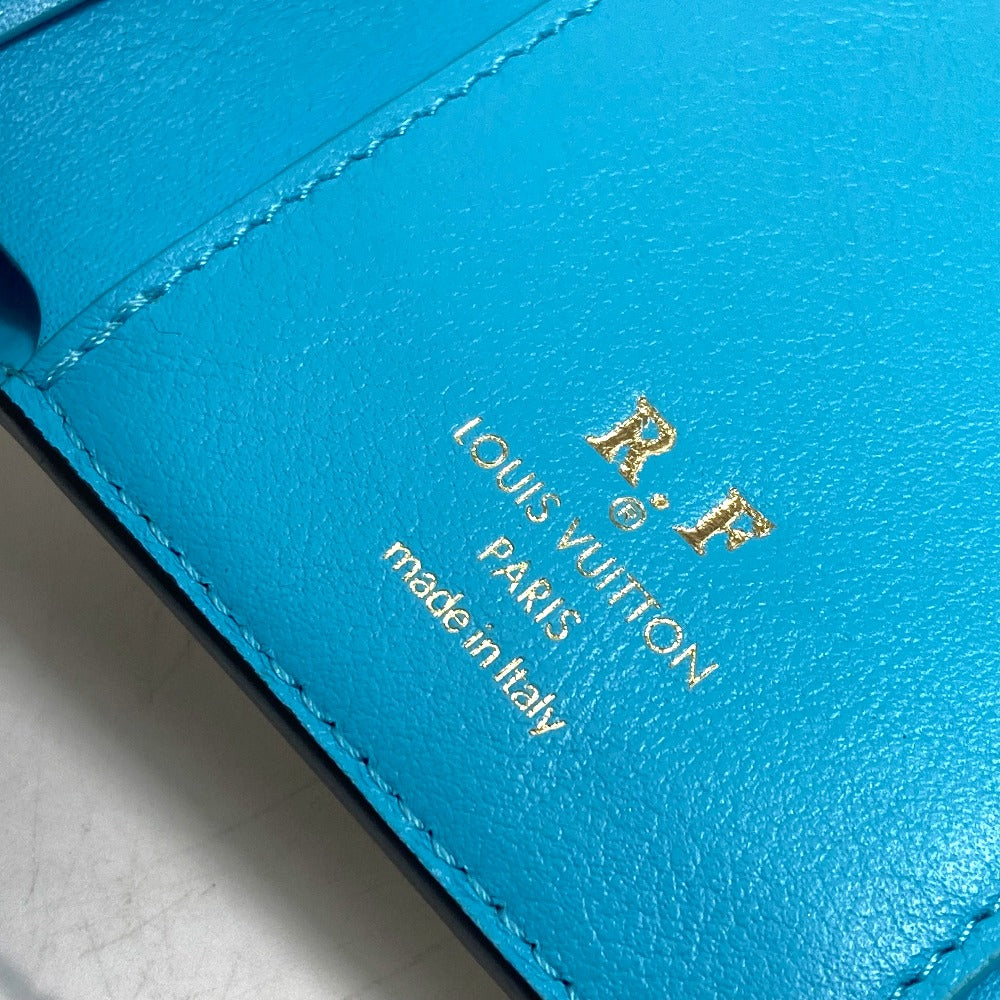LOUIS VUITTON M69176 Portefeuille LV Pont Neuf Compact Tri-fold Wallet, Leather, Women's, Creme White