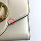 LOUIS VUITTON M69176 Portefeuille LV Pont Neuf Compact Tri-fold Wallet, Leather, Women's, Creme White