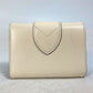 LOUIS VUITTON M69176 Portefeuille LV Pont Neuf Compact Tri-fold Wallet, Leather, Women's, Creme White
