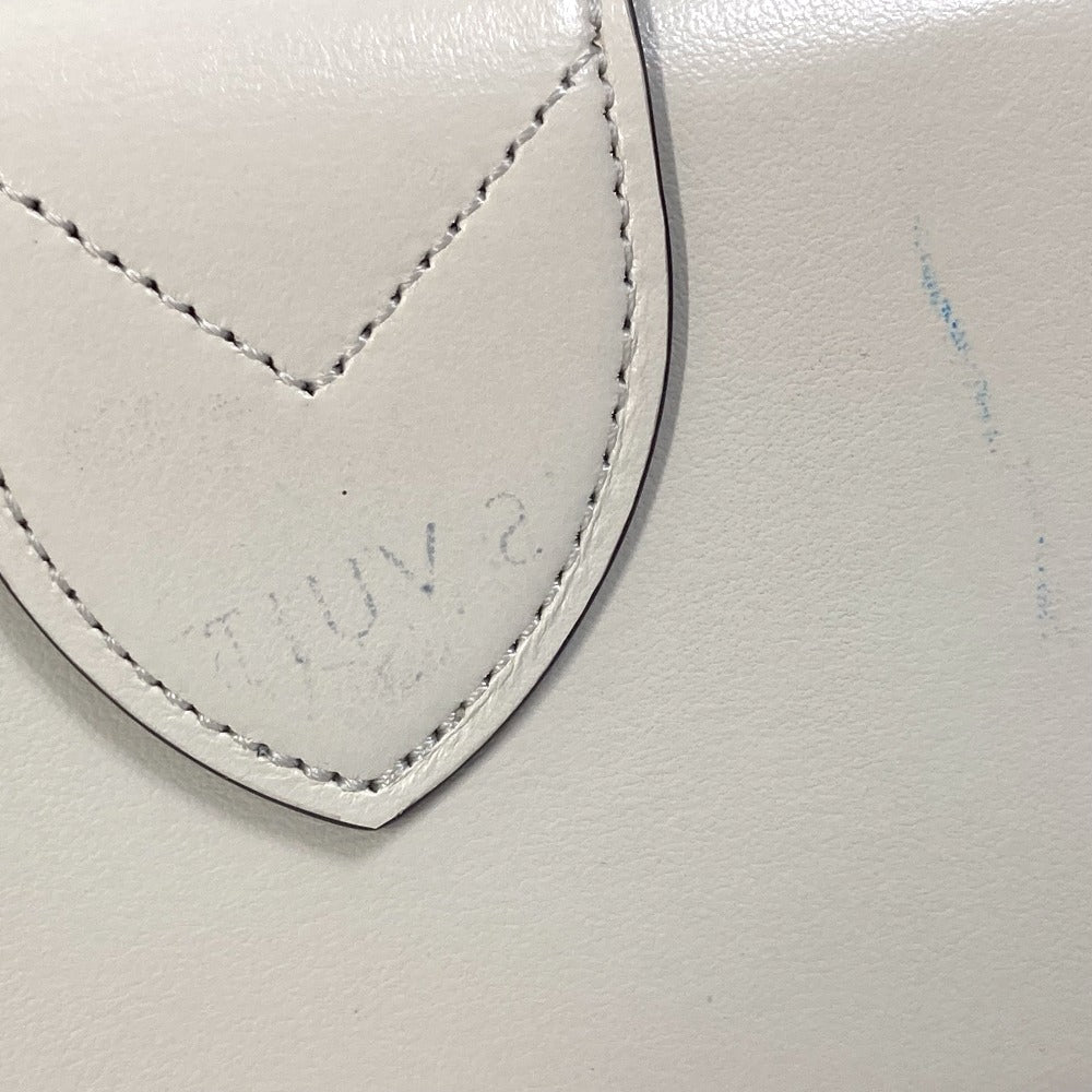 LOUIS VUITTON M69176 Portefeuille LV Pont Neuf Compact Tri-fold Wallet, Leather, Women's, Creme White