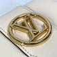 LOUIS VUITTON M69176 Portefeuille LV Pont Neuf Compact Tri-fold Wallet, Leather, Women's, Creme White
