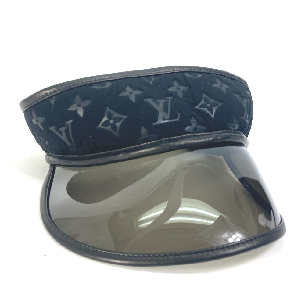LOUIS VUITTON Monogram Sun Visor Hat in Nylon, Black