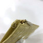 Dior Cannage Card Case, Business Card Holder, Patent Leather Coin Case, Enamel, Women's, Beige