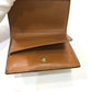 CELINE Triomphe Small Trifold Compact Wallet, PVC/Leather, Women's, Brown