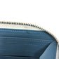 LOUIS VUITTON M69215 Monogram Mahina Zippy Wallet, Round Zipper Long Wallet, Monogram Mahina, Women's, Snow Blue Orange, White