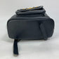 VERSACE Vintage Logo Chain Sunburst Backpack, Leather, Men's, Black