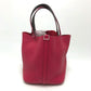 HERMES Picotin Lock Tote Bag MM 22 Togo Handbag Women's Pink
