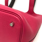 HERMES Picotin Lock Tote Bag MM 22 Togo Handbag Women's Pink