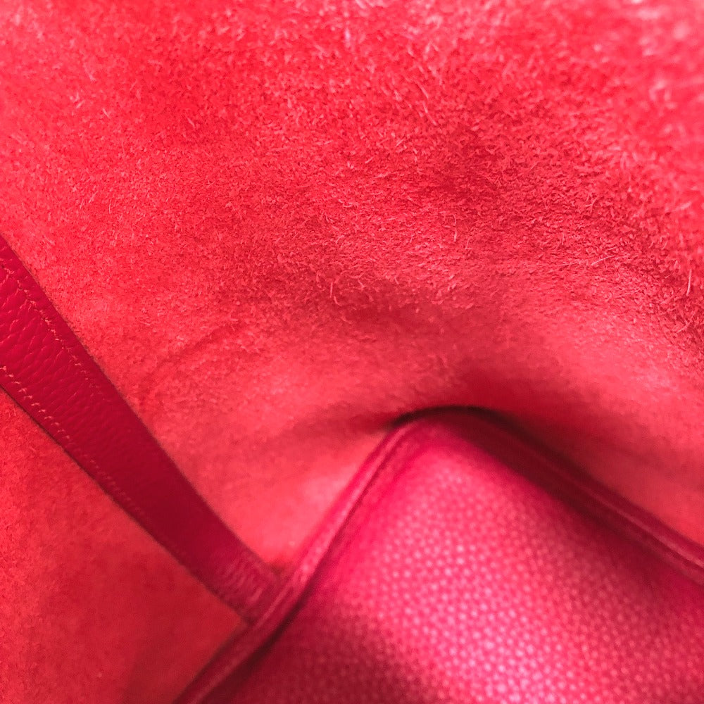 HERMES Picotin Lock Tote Bag MM 22 Togo Handbag Women's Pink