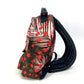LOUIS VUITTON M41981 Monogram Palm Springs PM Jungle Dot Backpack in Monogram Canvas, Women's, Brown, Pink, and Red