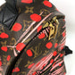 LOUIS VUITTON M41981 Monogram Palm Springs PM Jungle Dot Backpack in Monogram Canvas, Women's, Brown, Pink, and Red