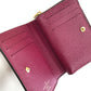 LOUIS VUITTON M82377 Monogram Portefeuille Lou Bifold Wallet in Monogram Canvas, Women's, Fuchsia Brown