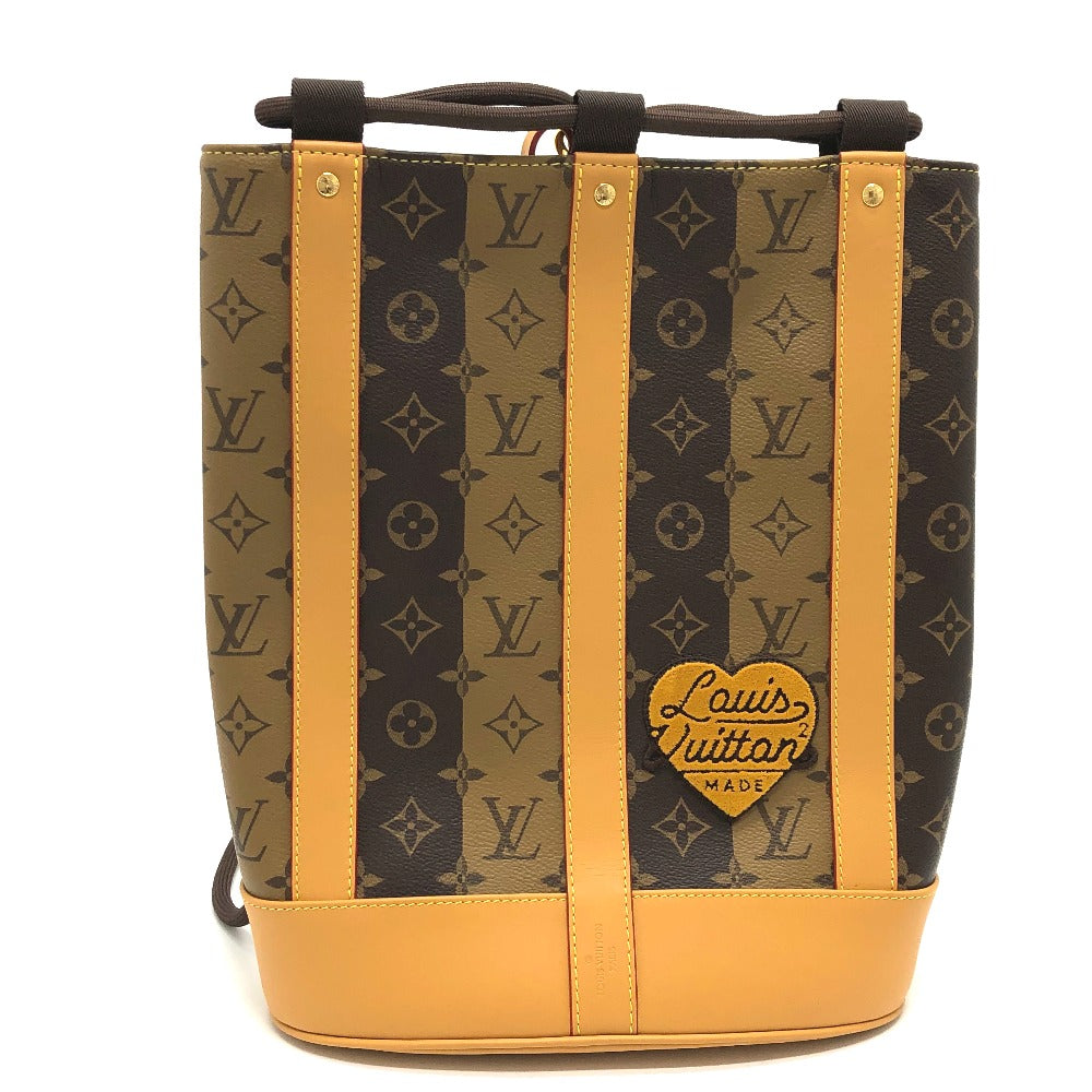 LOUIS VUITTON M45968 Monogram Randonne Messenger Bag, Striped Shoulder Bag, Monogram Canvas, Men's, Brown