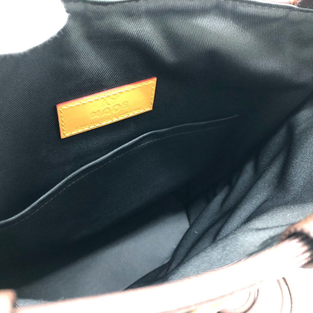 LOUIS VUITTON M45968 Monogram Randonne Messenger Bag, Striped Shoulder Bag, Monogram Canvas, Men's, Brown