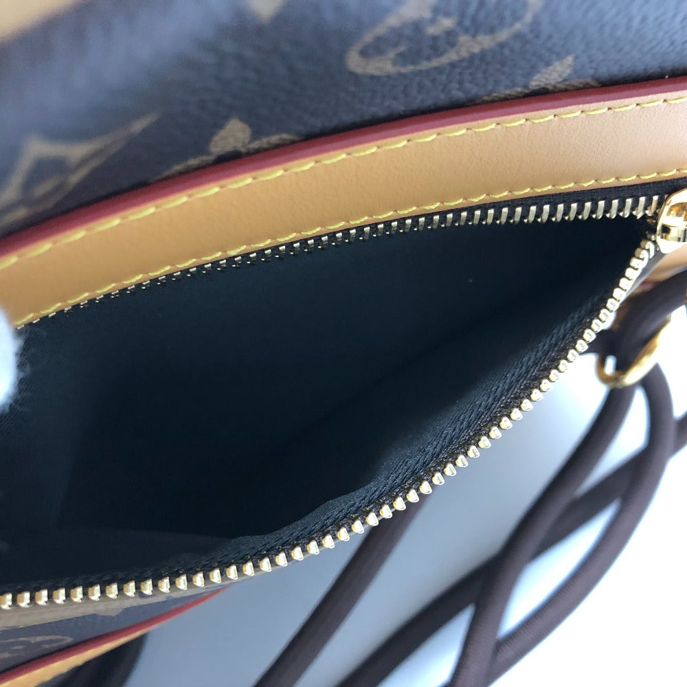 LOUIS VUITTON M45968 Monogram Randonne Messenger Bag, Striped Shoulder Bag, Monogram Canvas, Men's, Brown