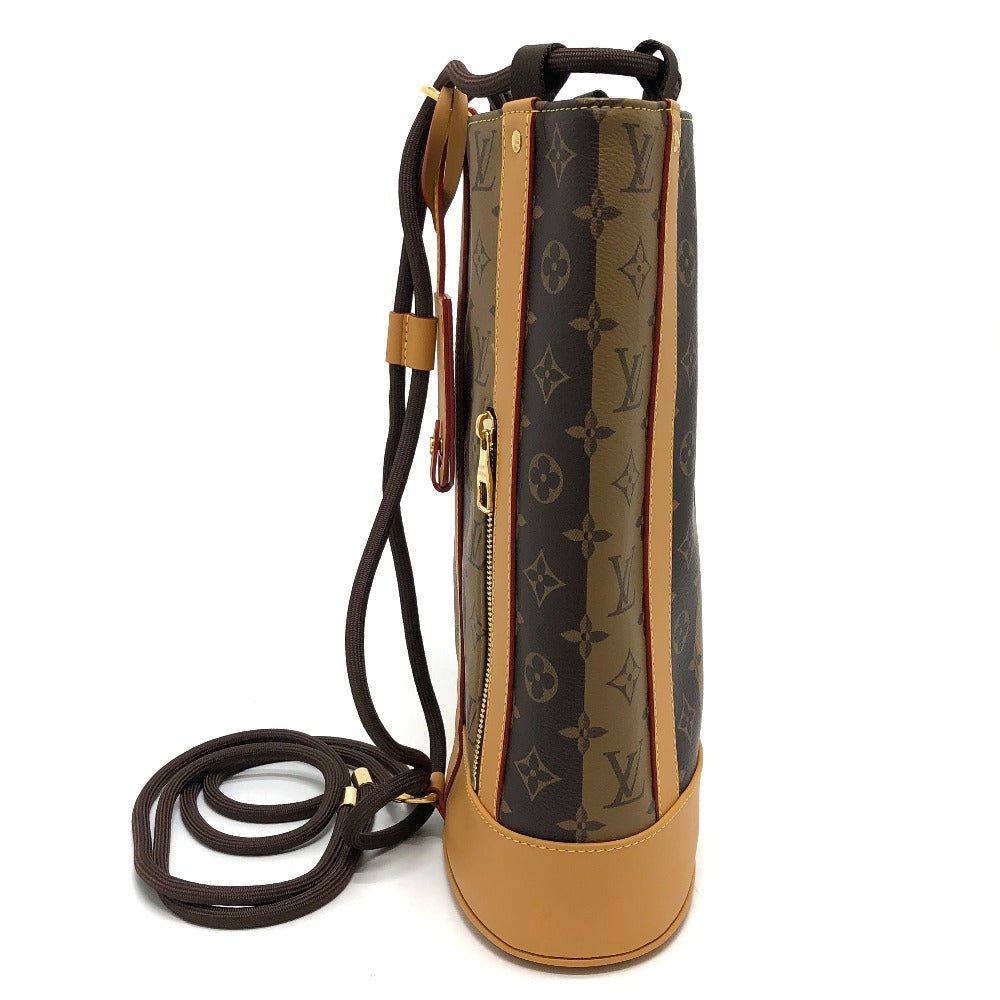 LOUIS VUITTON M45968 Monogram Randonne Messenger Bag, Striped Shoulder Bag, Monogram Canvas, Men's, Brown