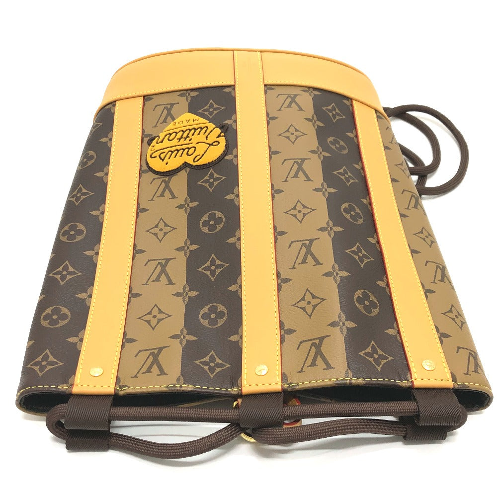 LOUIS VUITTON M45968 Monogram Randonne Messenger Bag, Striped Shoulder Bag, Monogram Canvas, Men's, Brown