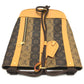 LOUIS VUITTON M45968 Monogram Randonne Messenger Bag, Striped Shoulder Bag, Monogram Canvas, Men's, Brown