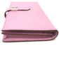 HERMES H hardware, Bearn soufflet bifold long wallet, Epsom leather, women's, Mauve Sylvestre (estimated), pink