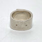HERMES H Logo Candy Accessory Ring, SV925, Women's Silver