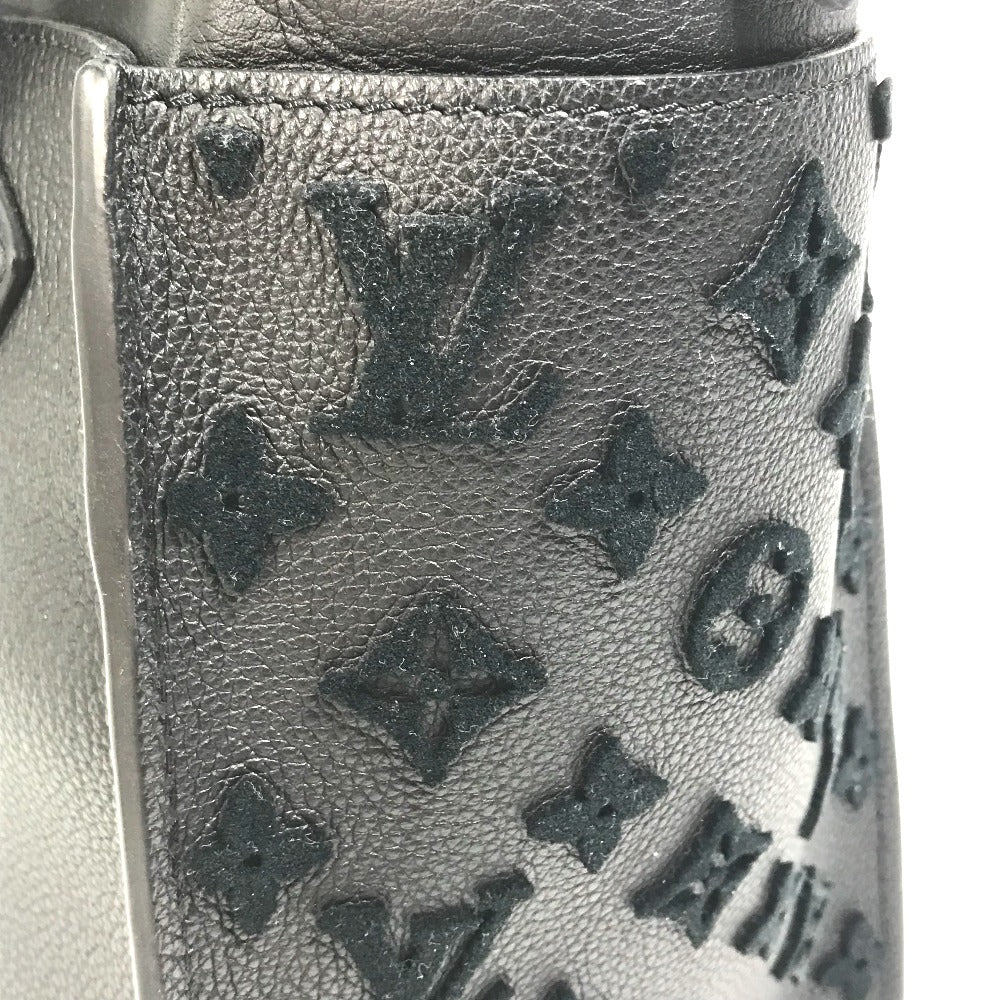 LOUIS VUITTON M53826 モノグラムタフタージュ LVロゴ オンマイサイドMM カバン 2WAY トートバッグ 肩掛け ショルダーバッグ ハンドバッグ レザー レディース ブラック
