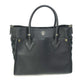 LOUIS VUITTON M53826 モノグラムタフタージュ LVロゴ オンマイサイドMM カバン 2WAY トートバッグ 肩掛け ショルダーバッグ ハンドバッグ レザー レディース ブラック