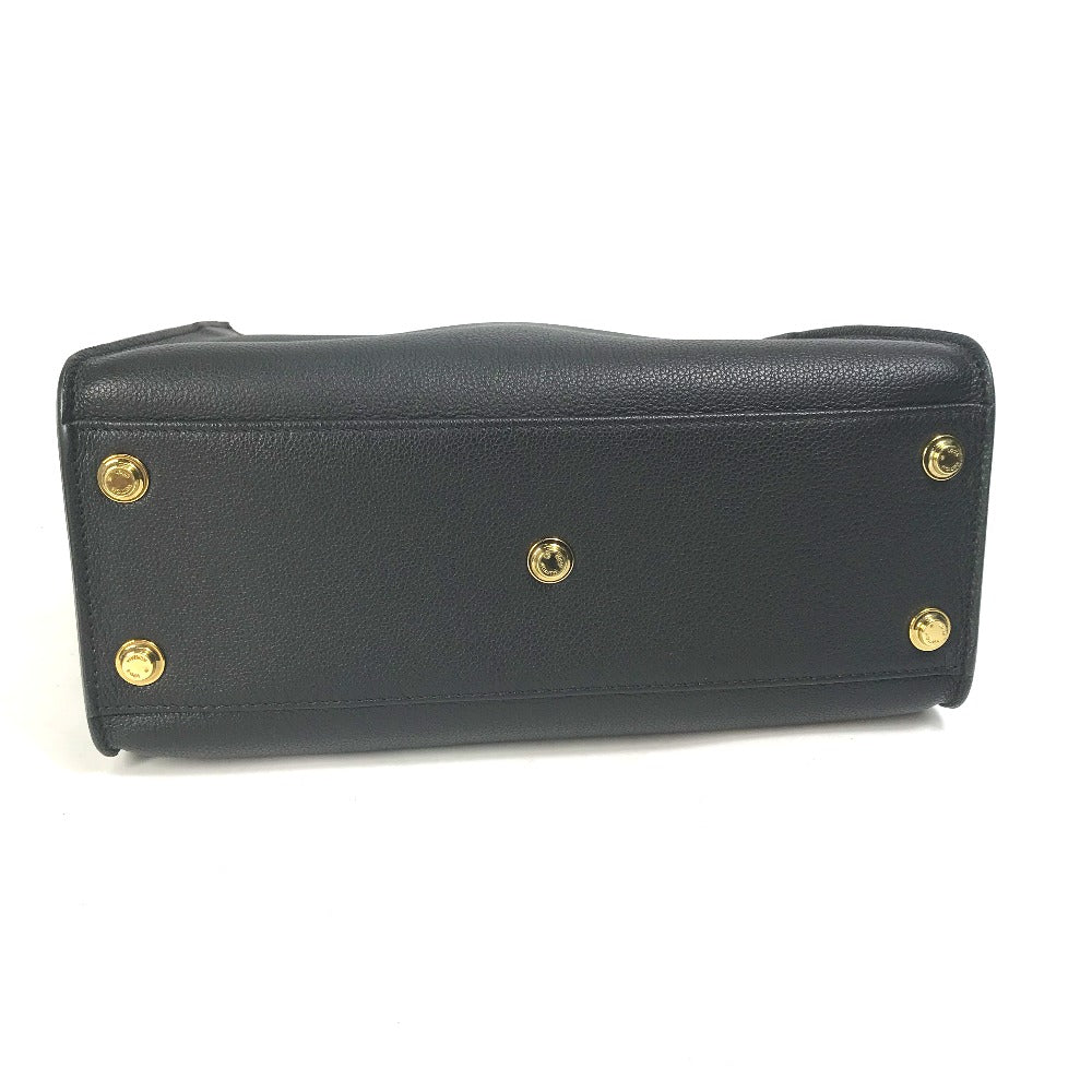 LOUIS VUITTON M53826 モノグラムタフタージュ LVロゴ オンマイサイドMM カバン 2WAY トートバッグ 肩掛け ショルダーバッグ ハンドバッグ レザー レディース ブラック
