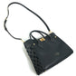 LOUIS VUITTON M53826 モノグラムタフタージュ LVロゴ オンマイサイドMM カバン 2WAY トートバッグ 肩掛け ショルダーバッグ ハンドバッグ レザー レディース ブラック