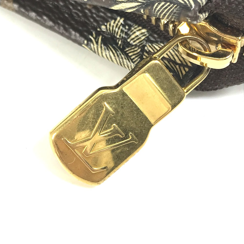LOUIS VUITTON M41513 Monogram Christopher Nemeth Rope Pochette Voyage Clutch Bag in Monogram Canvas, Brown, for Men