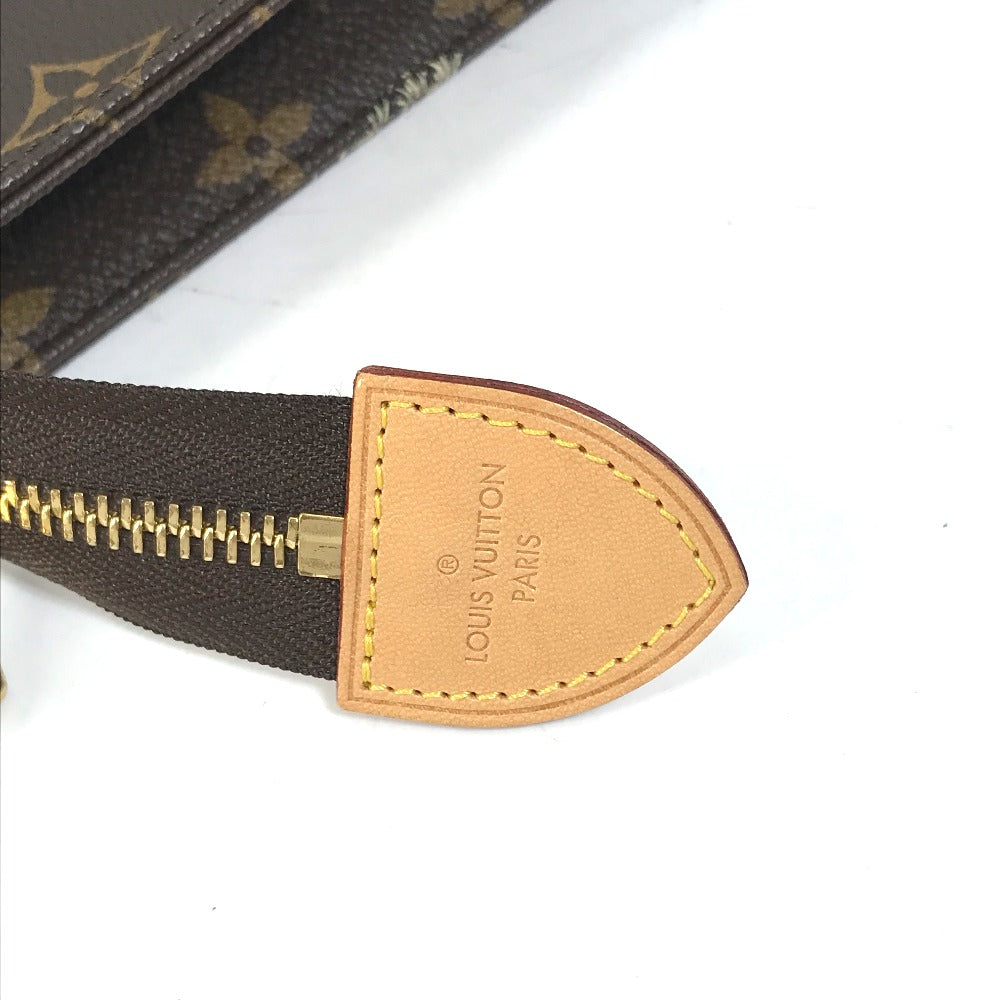 LOUIS VUITTON M41513 Monogram Christopher Nemeth Rope Pochette Voyage Clutch Bag in Monogram Canvas, Brown, for Men